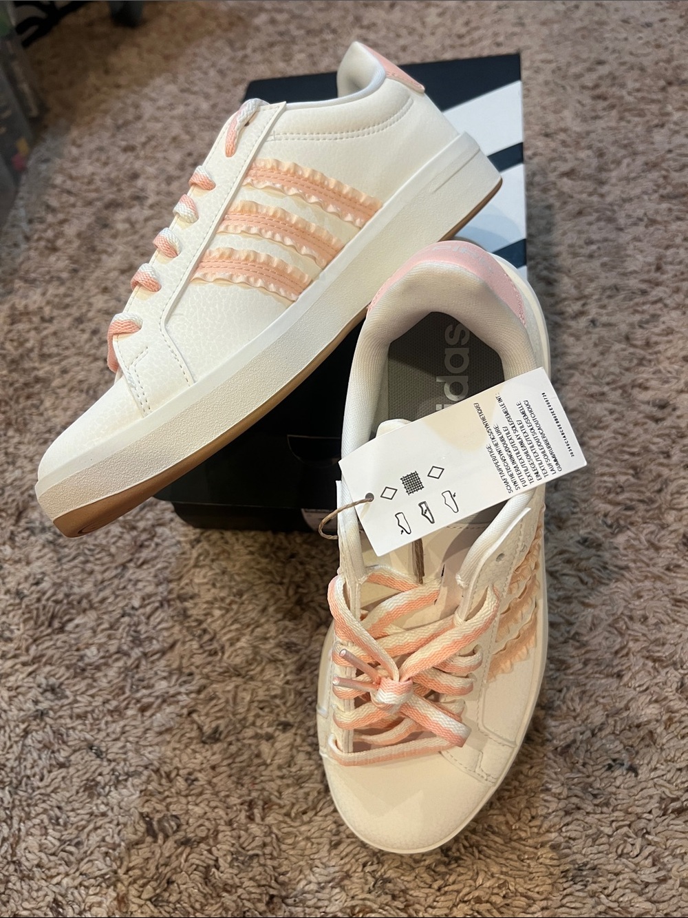 Big Kids Adidas Grand Court 3.0 J Sneakers
